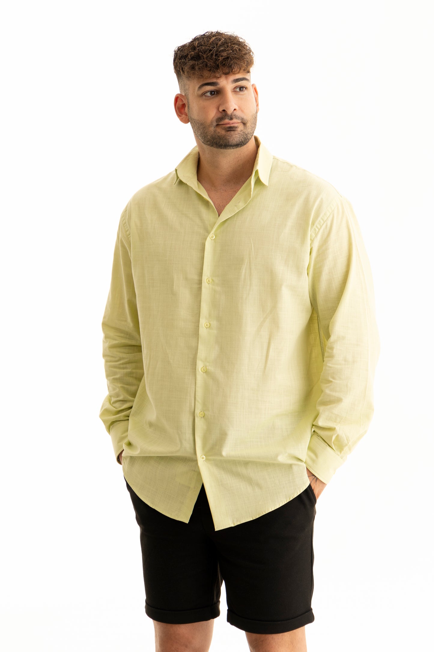 Herren Regular Fit Oversize Langarm Herrenhemden Freizeithemd Regular Businesshemd Partnerlook Familienoutfits
