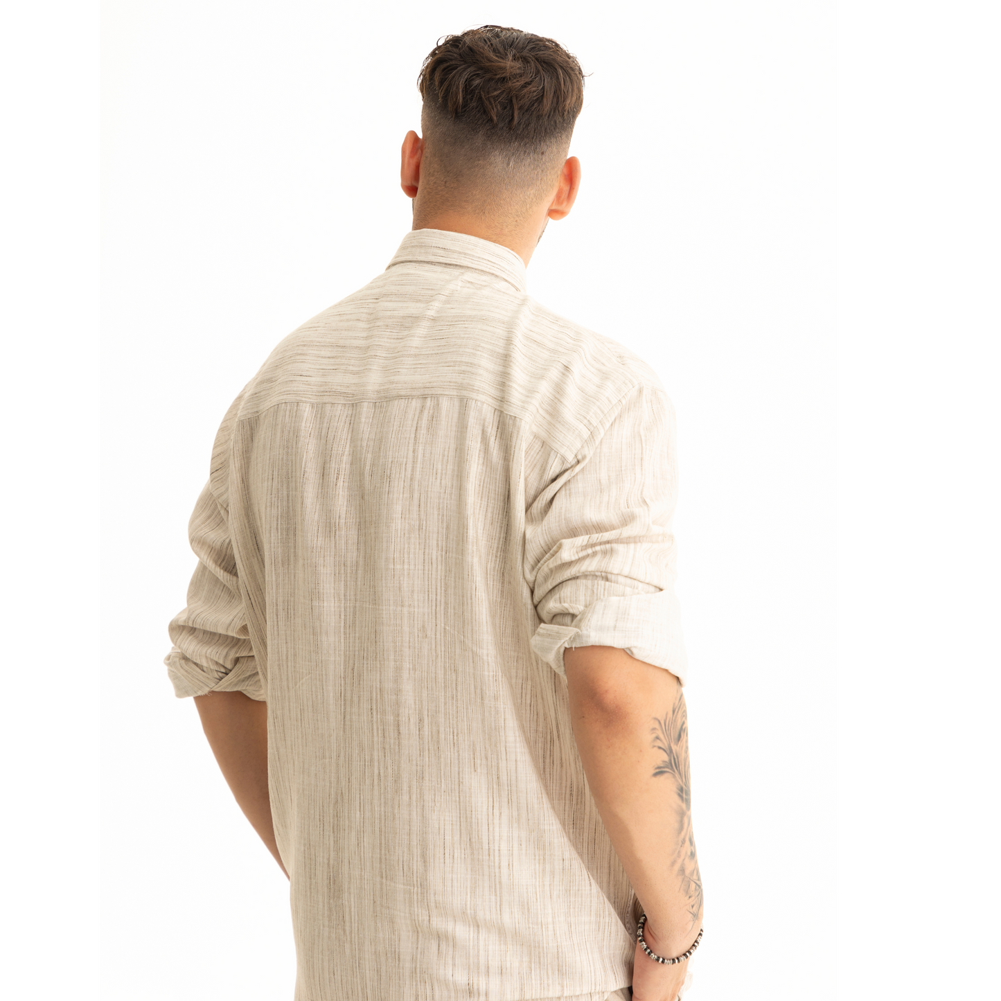 Herren Regular Fit Oversize Langarm Herrenhemden Freizeithemd Regular Businesshemd Partnerlook Familienoutfits