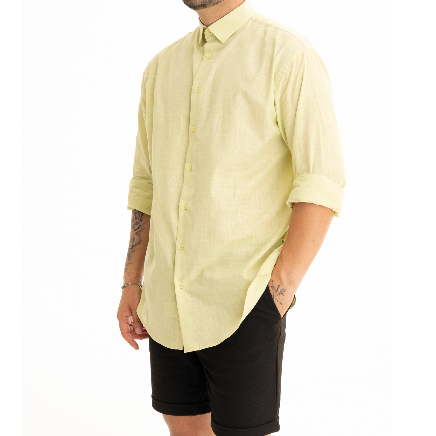 Herren Regular Fit Oversize Langarm Herrenhemden Freizeithemd Regular Businesshemd Partnerlook Familienoutfits